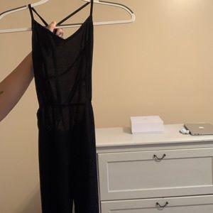 Strappy backless jumpsuit naked wardrobe size S